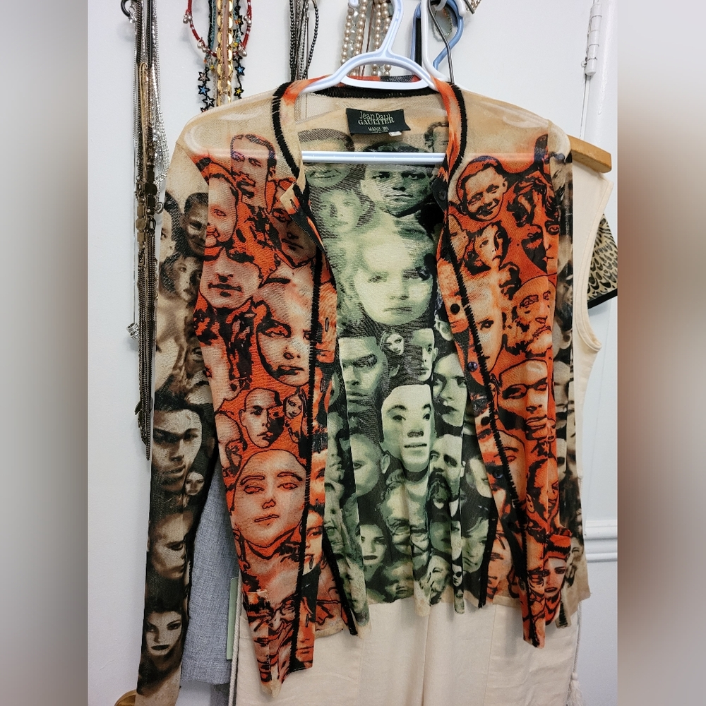 Jean Paul Gaultier Multicolor Mesh Top